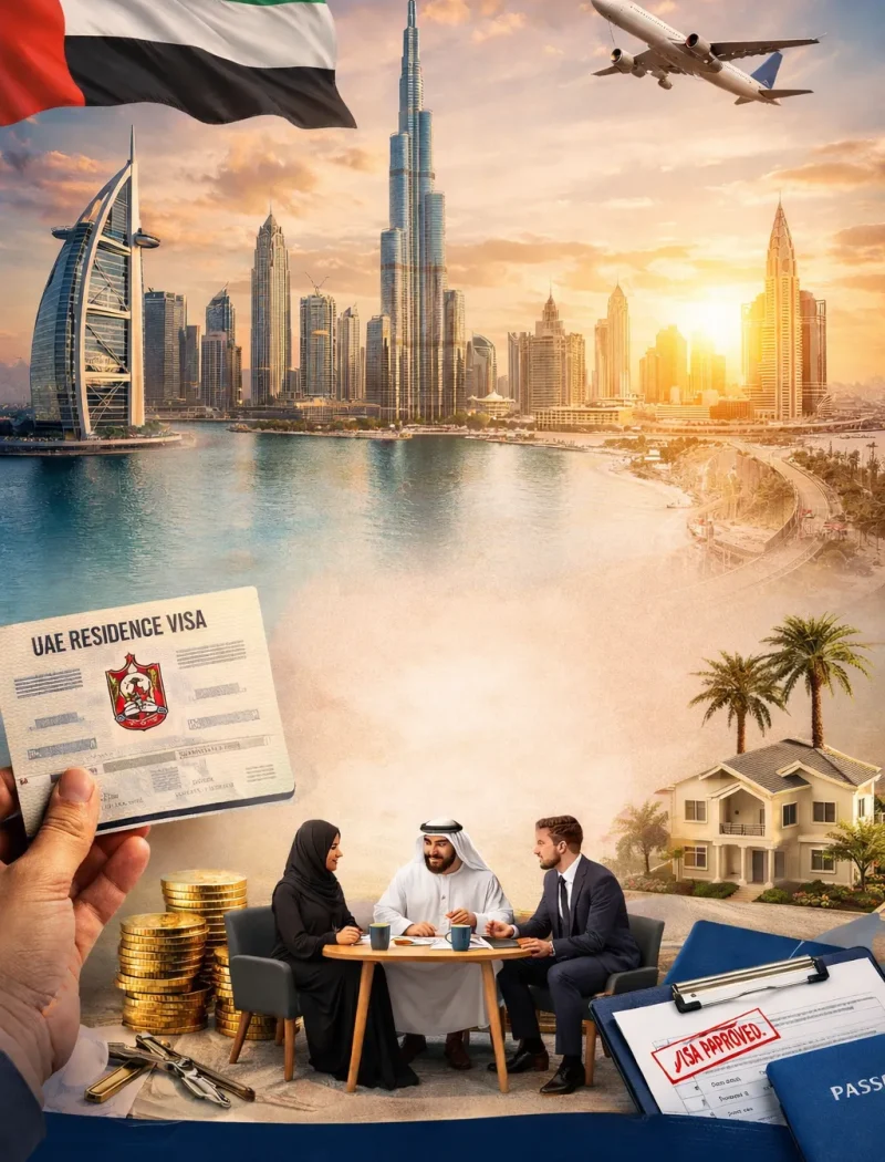 اخذ اقامت دبی و امارات