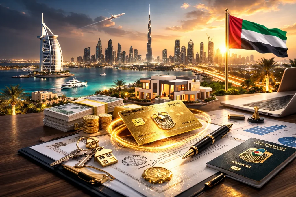 شرایط اخذ ویزای طلایی امارات