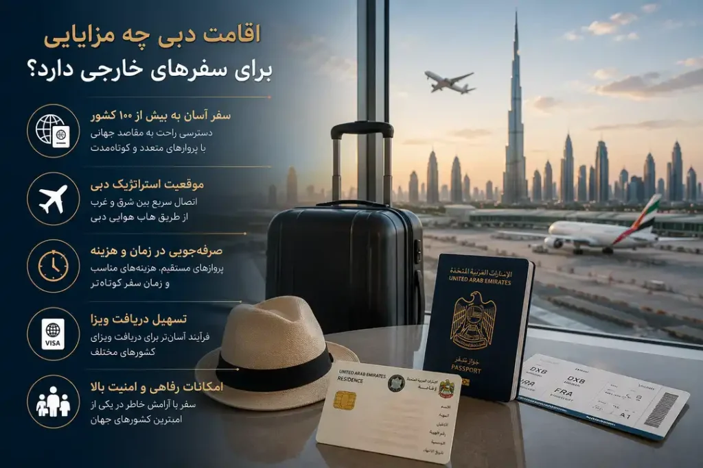 اقامت دبی چه مزایایی برای سفرهای خارجی دارد؟